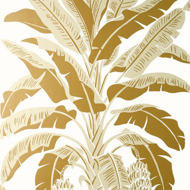 Banana Tree Metallic Gold T13919