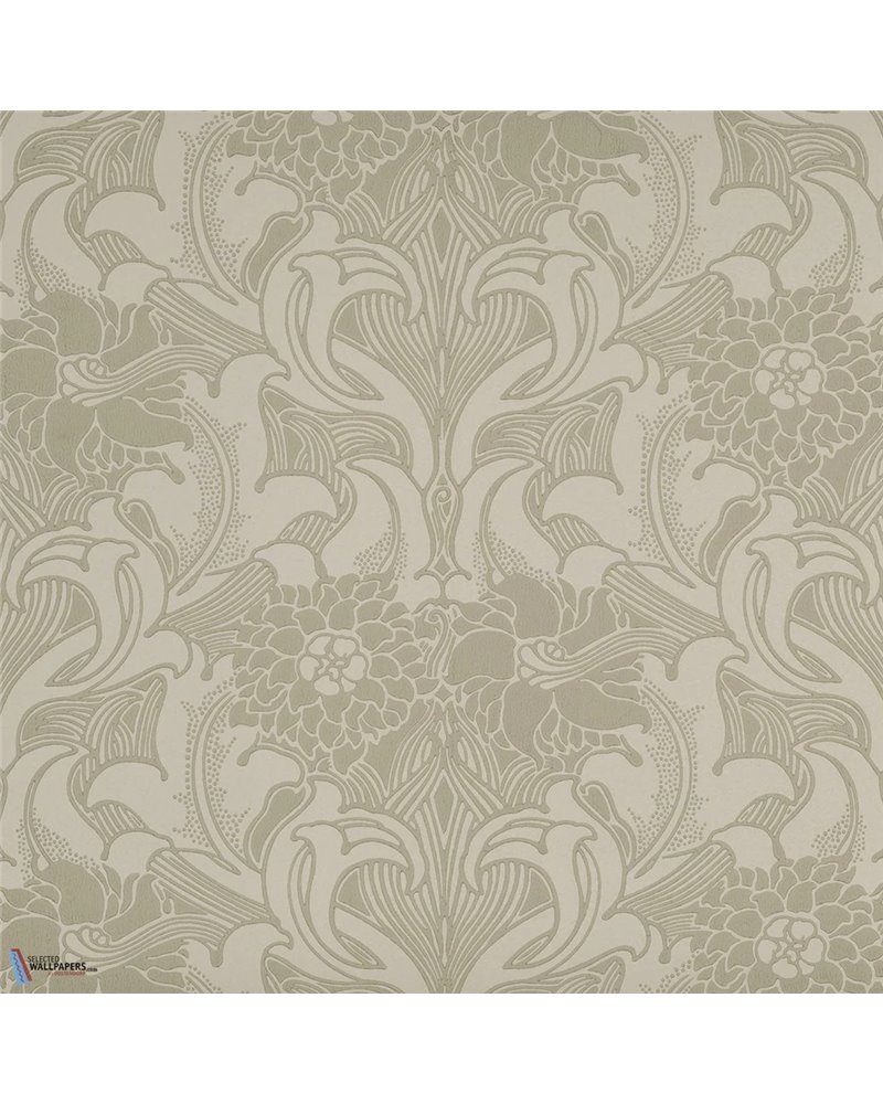 Dahlia Scroll French Grey 0263DAFRENC