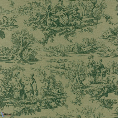 Lovers Toile Dark Brunswick Green 0263LODARKB