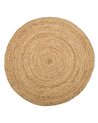 TAPIS DE JUTE NATUREL DÉCORATION 100 X 100 X 1 CM REF.-106828