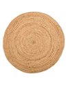 TAPIS DE JUTE NATUREL DÉCORATION 200 X 200 X 1 CM REF.-106831