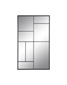 ESPEJO NEGRO METAL-CRISTAL DECORACIÓN 60 X 1,50 X 100 CM R-608785