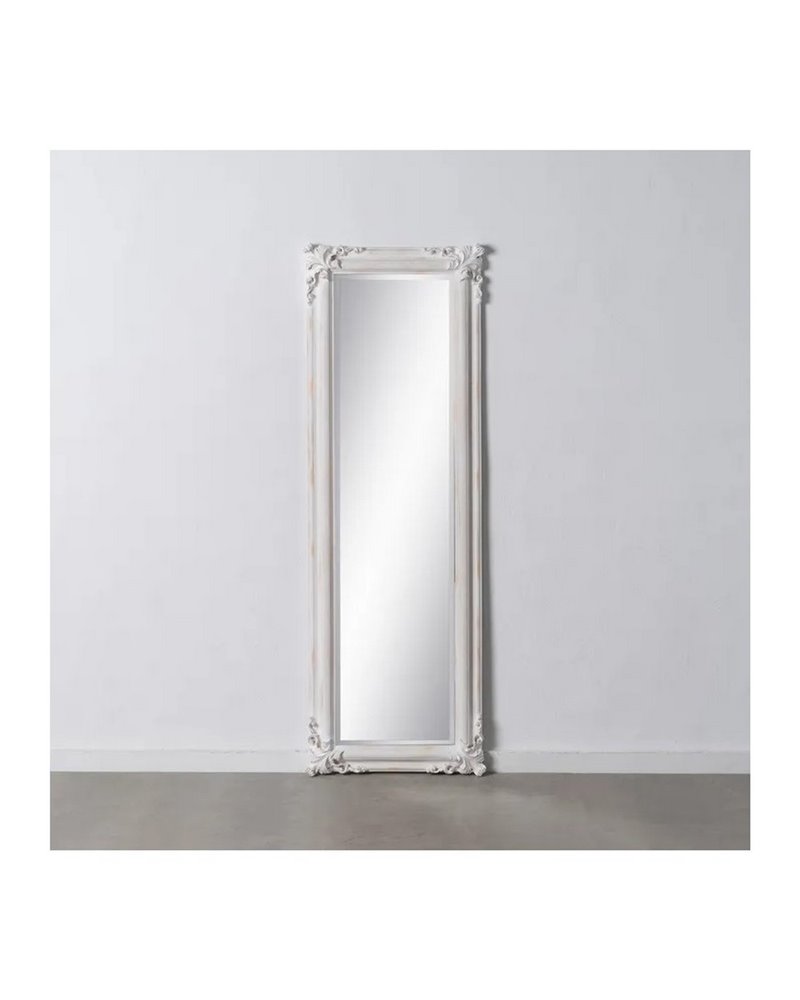 ESPEJO VESTIDOR BLANCO ROZADO 56 X 4 X 172 CM R-606102