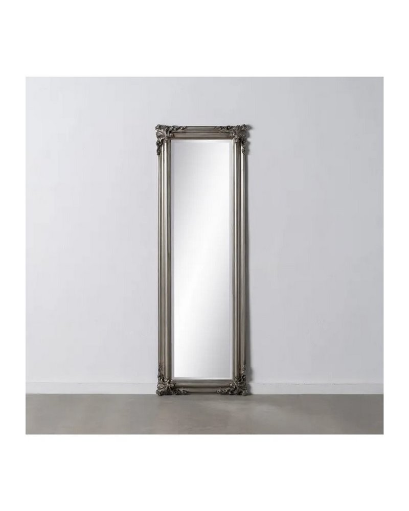 ESPEJO VESTIDOR PLATA ENVEJECIDA 56 X 4 X 172 CM R-606101