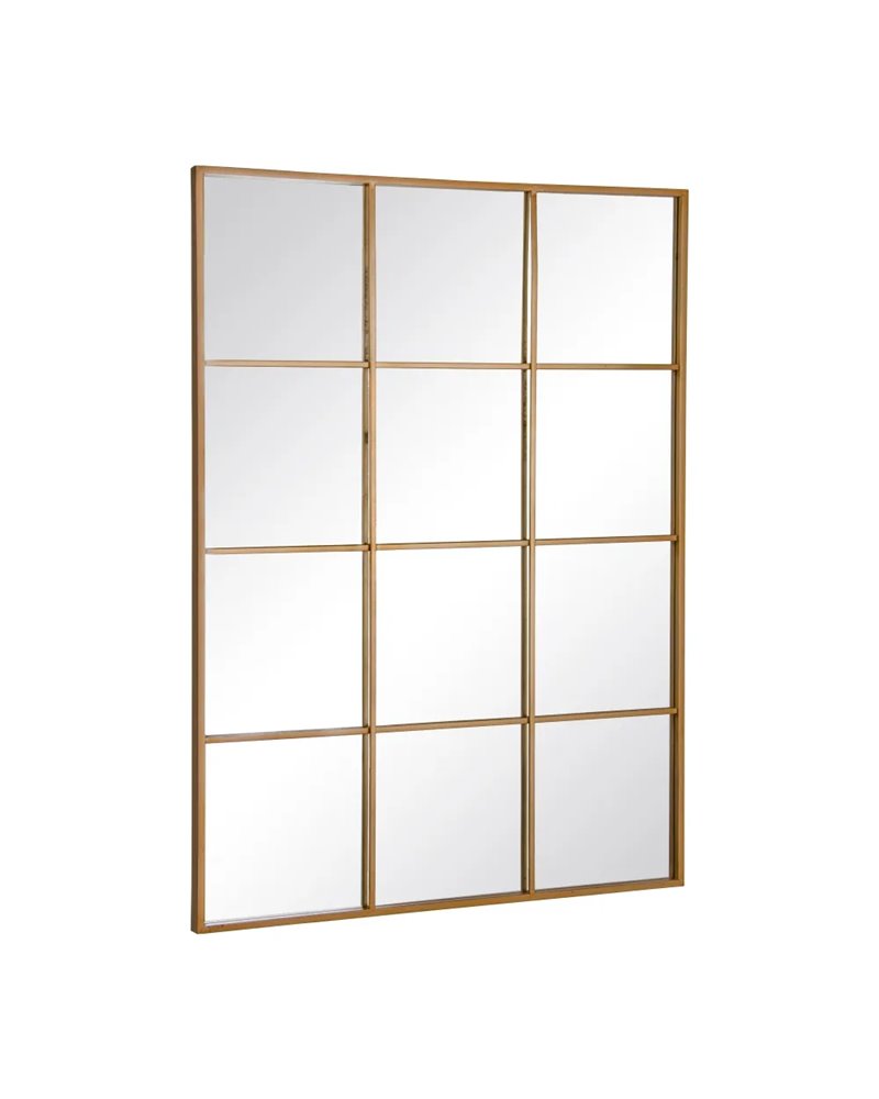 ESPEJO VENTANA ORO METAL-CRISTAL 90 X 3 X 120 CM R-600432