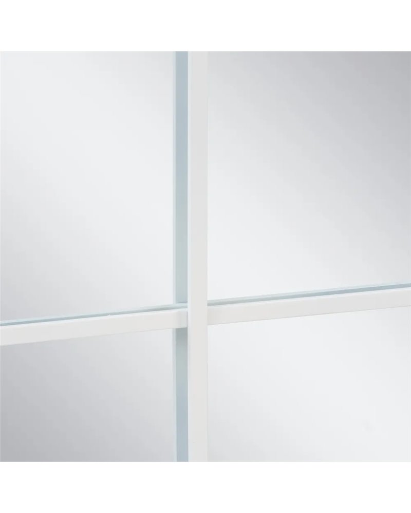 ESPEJO VENTANA BLANCO METAL-CRISTAL 90 X 3 X 180 CM R-605277