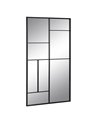 ESPEJO NEGRO METAL-CRISTAL DECORACIÓN 60 X 1,50 X 100 CM R-608785