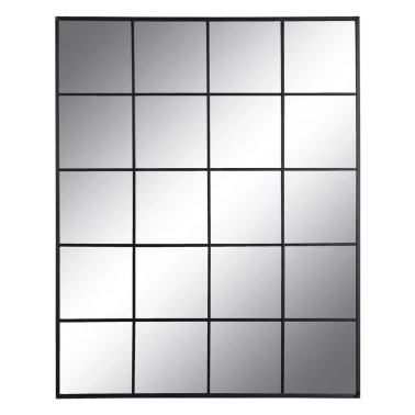 ESPEJO VENTANA NEGRO METAL-CRISTAL 90 X 2,50 X 115 CM R-608787