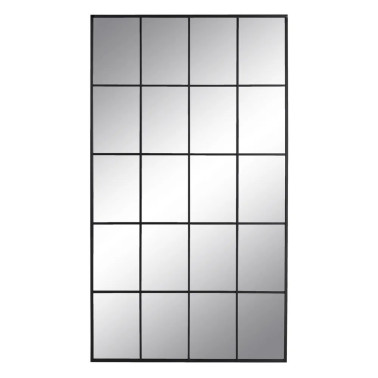 ESPEJO VENTANA NEGRO METAL-CRISTAL 80 X 2,50 X 145 CM R-608788