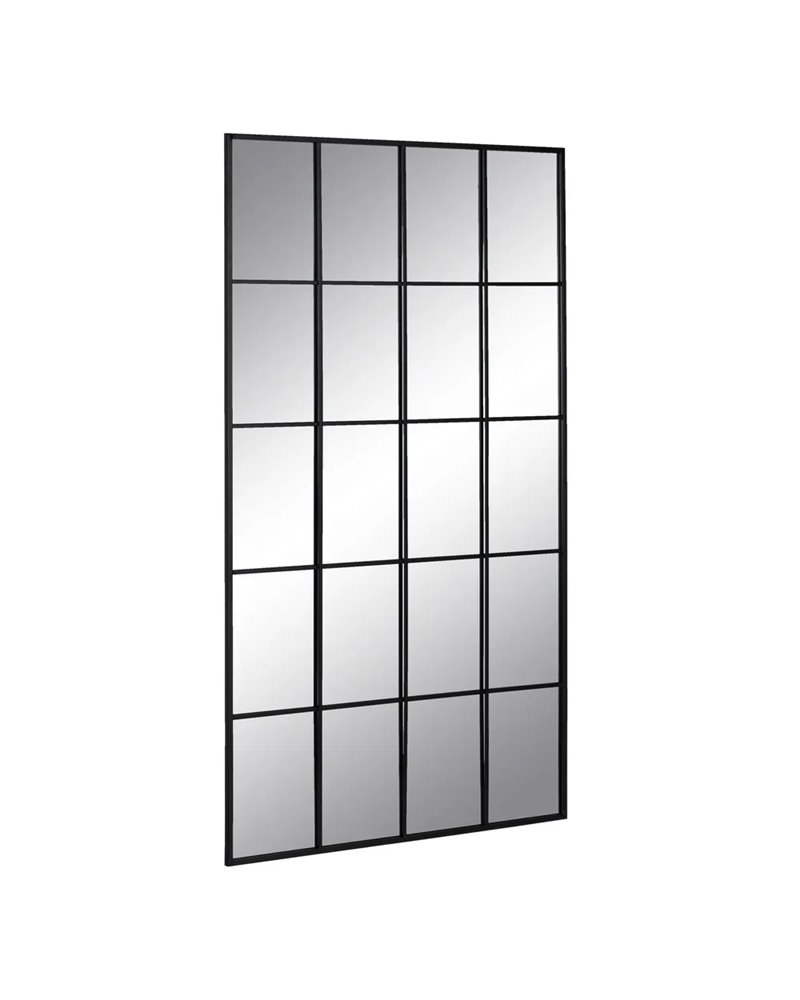 ESPEJO VENTANA NEGRO METAL-CRISTAL 80 X 2,50 X 145 CM R-608788