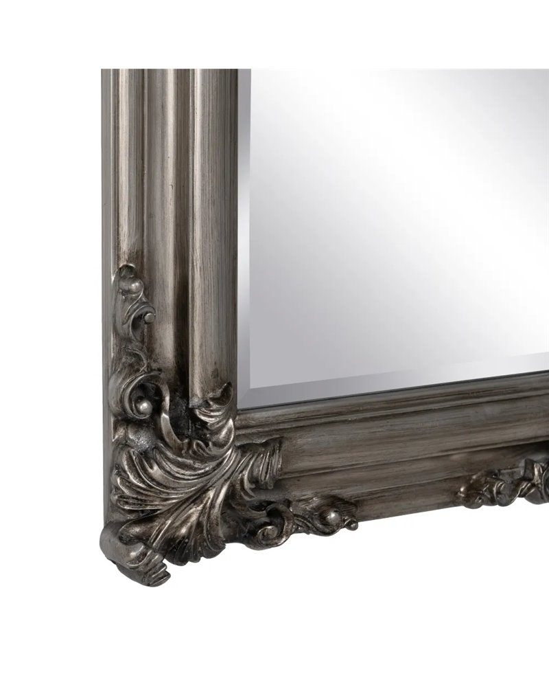 ESPEJO VESTIDOR PLATA ENVEJECIDA 56 X 4 X 172 CM R-606101