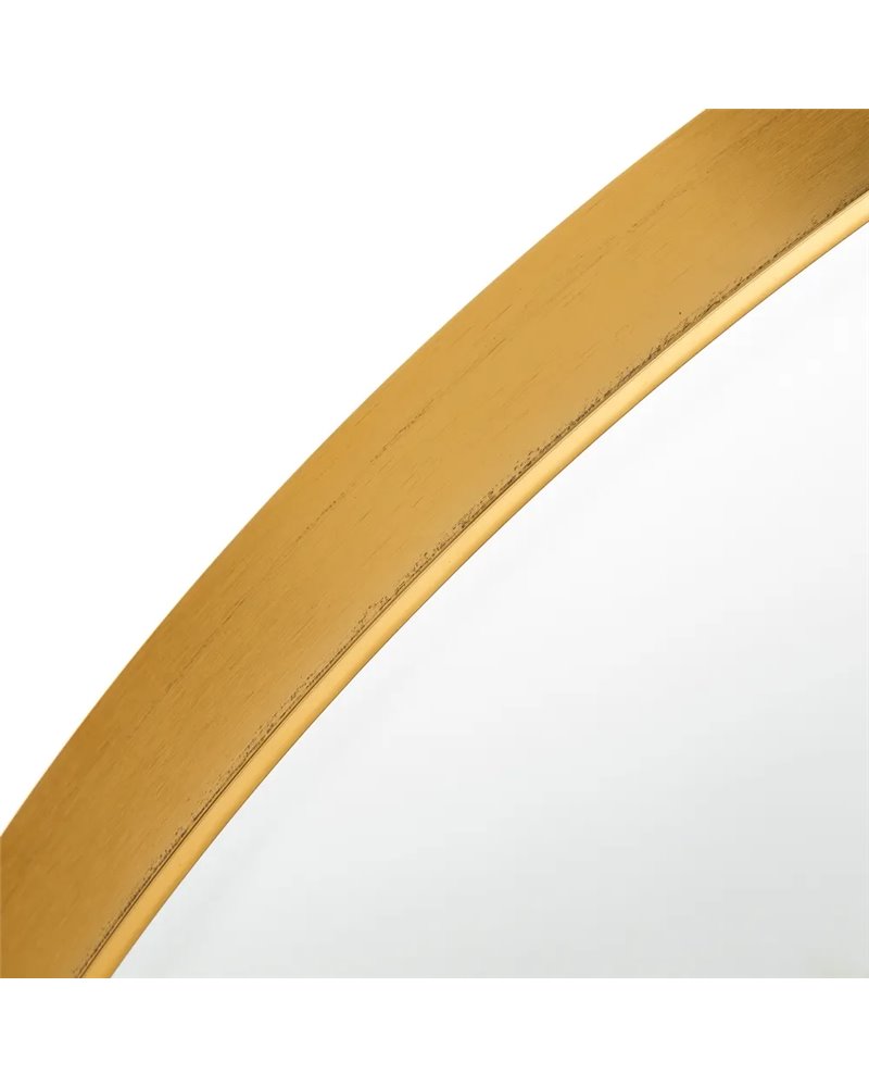 ESPEJO ORO ALUMINIO-CRISTAL DECORACIÓN 80 X 4 X 80 CM R-106743