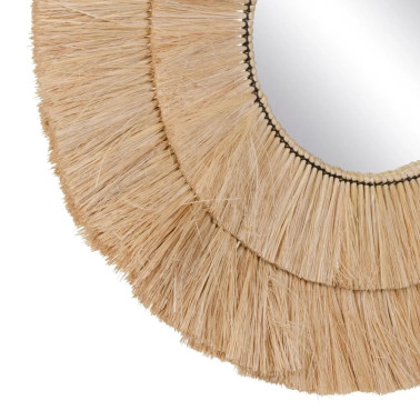 NATURAL FIBER MIRROR...