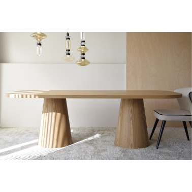 MESA COMEDOR DOLMEN FRESNO NATURAL REF. 34AC22526