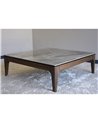 MESA DE CENTRO CERAMICO Y NOGAL MATE REF. 34AC795V