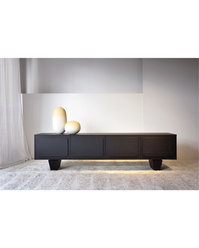 MUEBLE TV RIO ROBLE TENIDO NEGRO REF. 34H2314N