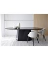 MESA COMEDOR FACETAS FRESNO NEGRO REF. 34AC22532N