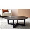 MESA DE CENTRO REDONDA FRESNO NEGRO MATE REF. 34AC20852N