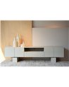 MUEBLE TV ROBLE EN TONO BLANCO ROTO MATE REF. 34H2010WW