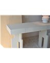 CONSOLA EN ROBLE TONO BLANCO ROTO MATE REF. 34H2071WW