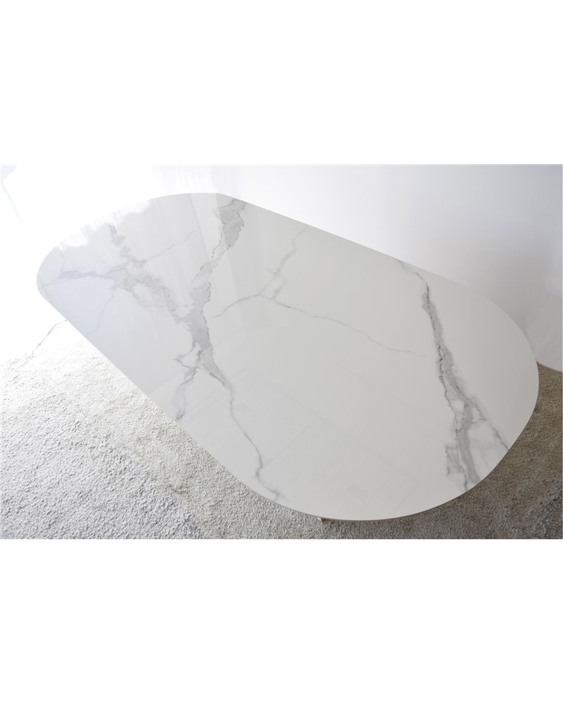 MESA COMEDOR NORTE BLANCO GRIS REF. 34AC22528