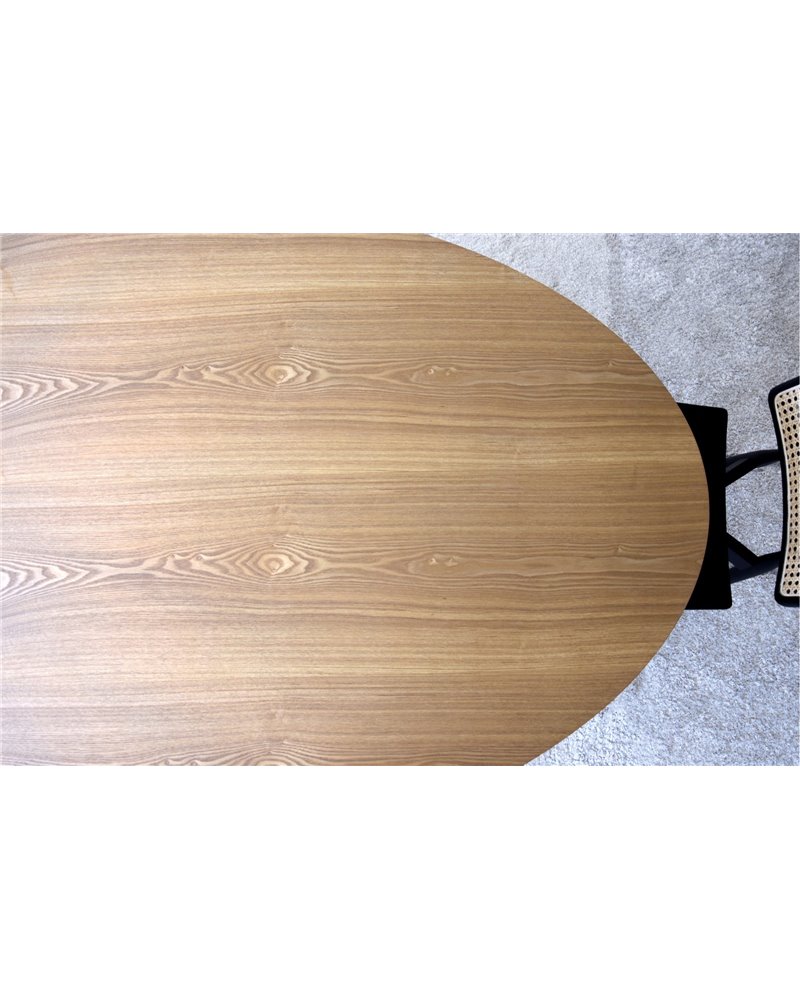 MESA COMEDOR OVAL FRESNO NATURAL REF. 34AC606M