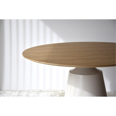 ROUND DINING TABLE ASH AND...