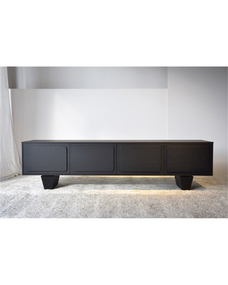 MUEBLE TV RIO ROBLE TENIDO NEGRO REF. 34H2314N