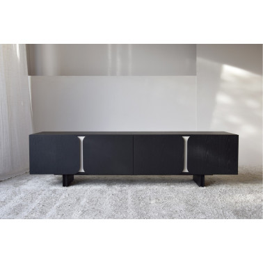 MUEBLE TV CURVAROBLE NEGRO...