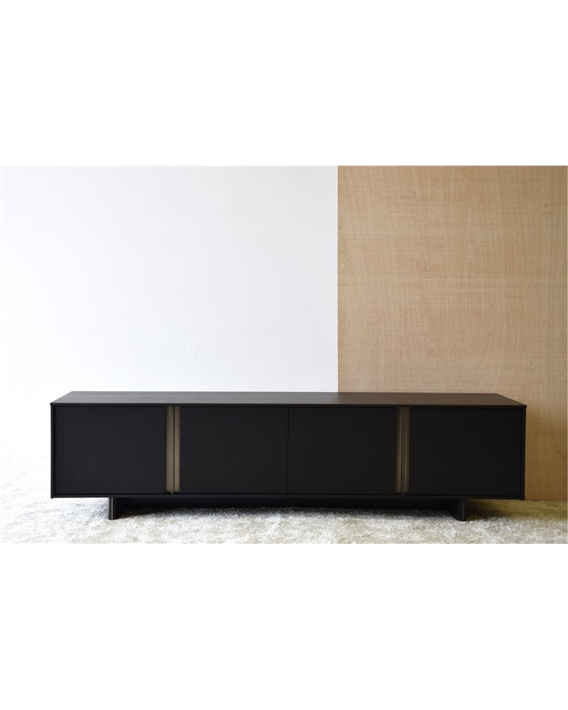 MUEBLE TV ROBLE NEGRO MATE ORO VIEJO REF. 34H301