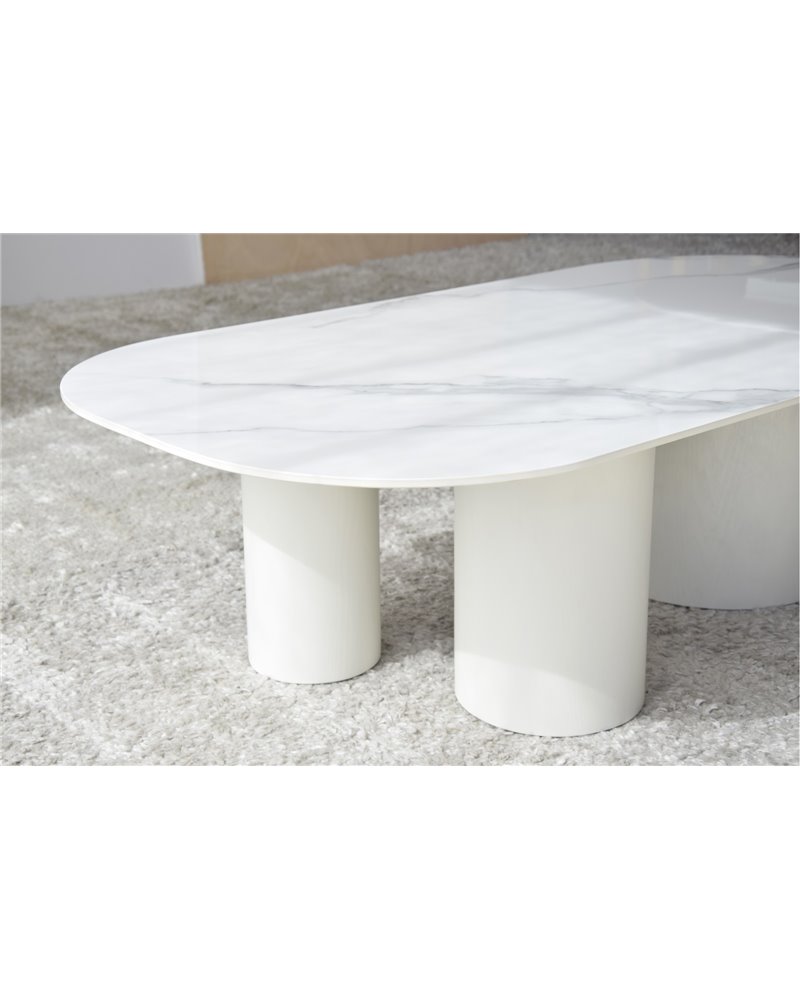 MESA DE CENTRO NORTE BLANCO GRIS REF. 34AC22535