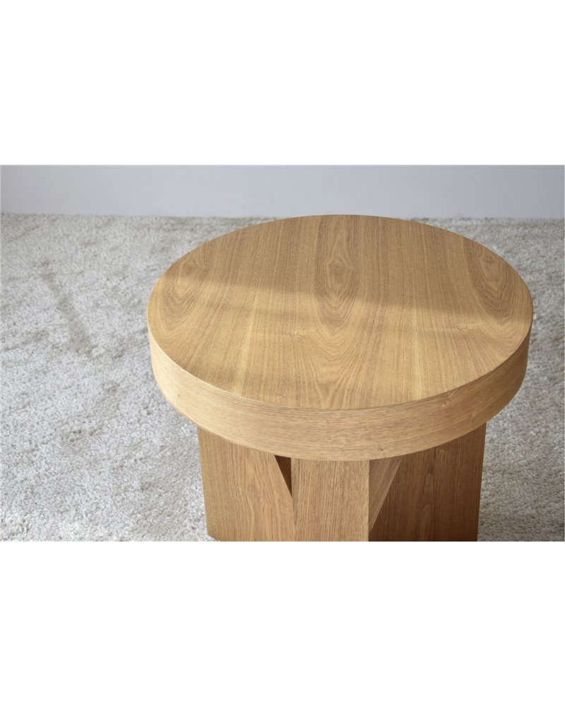 MESA AUXILIAR MOCCA FRESNO NATURAL REF. 34AC22533M