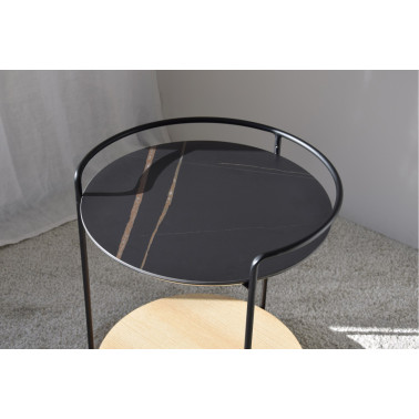 SIDE TABLE N31BLACK NATURAL...