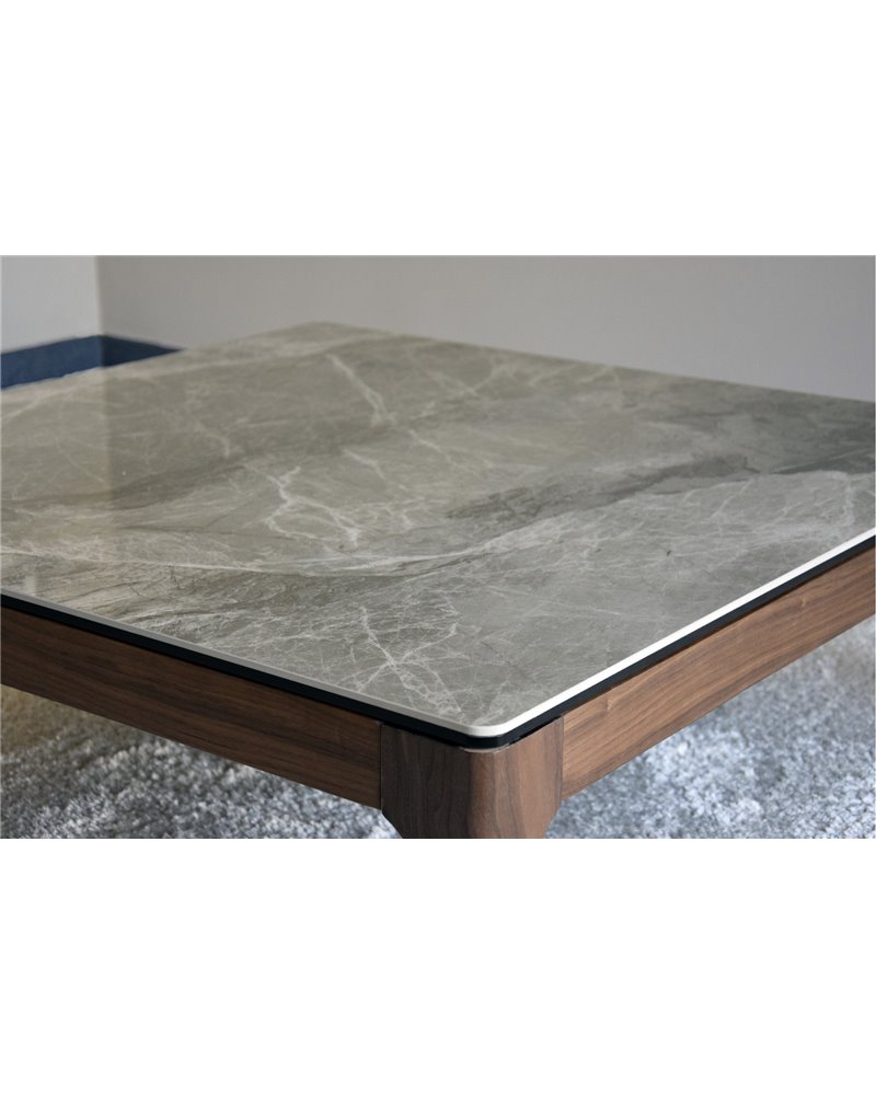 MESA DE CENTRO CERAMICO Y NOGAL MATE REF. 34AC795V