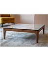 MESA DE CENTRO CERAMICO Y FRESNO MATE REF. 34AC795B