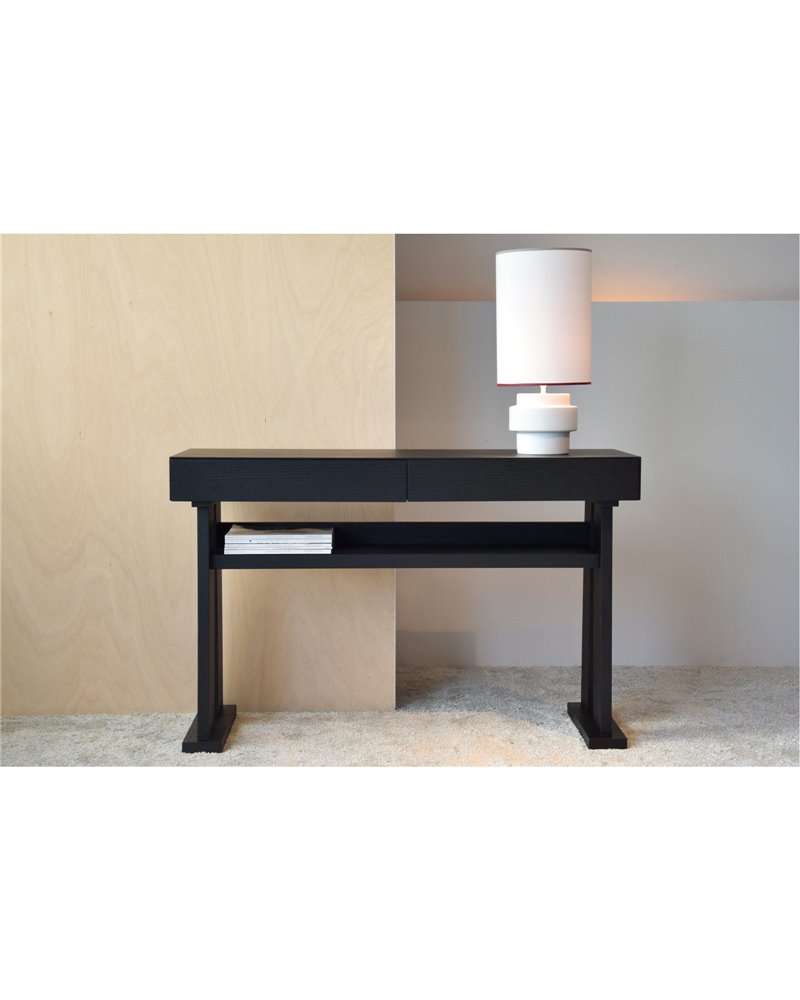 CONSOLA EN ROBLE COLOR NEGRO MATE REF. 34H2081N