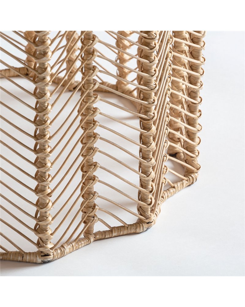 MESA COMEDOR PLISSÉ RATTAN REF. 28401