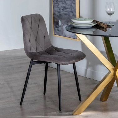 TAUPE DM-METAL CHAIR 44 X...