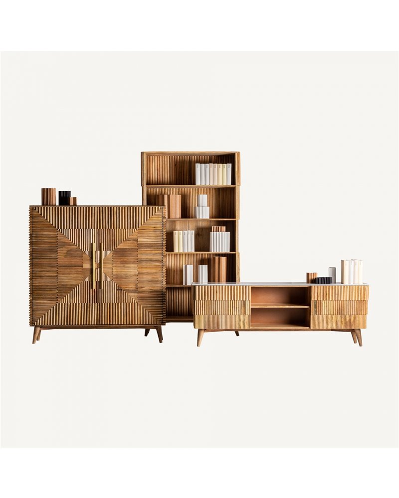 MUEBLE TV PLISSÉ WOOD REF.28602.