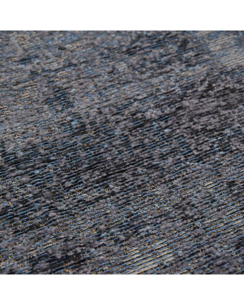 ALFOMBRA ANTIK CHENILLE GRUNGE BLUE