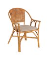 SILLA NATURAL RATTAN SALÓN 56 X 60 X 84 CM REF.105478