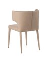 SILLA BEIGE PIEL SALÓN 58 X 58 X 81,50 CM REF.600809