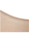 SILLA BEIGE PIEL SALÓN 58 X 58 X 81,50 CM REF.600809