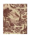 Toile Du Tyrol Burgundy 30147