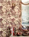 Toile Du Tyrol Burgundy 30147