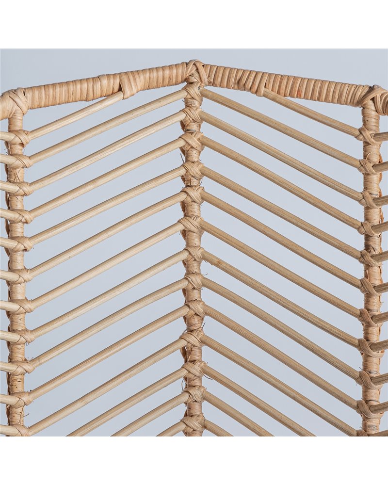 SILLA PLISSÉ RATTAN