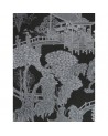 Papel Pintado GDW-5252-002 Zhou Jun Negro-Plata - LORENZO CASTILLO