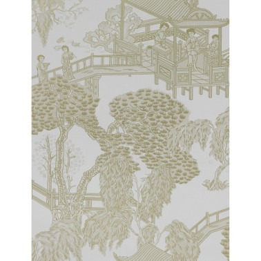 Papel de parede GDW-5252-006 Zhou Jun Blanco-Beige - LORENZO CASTILLO