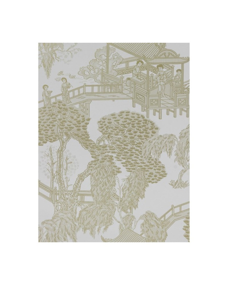 Papier lackiert GDW-5252-006 Zhou Jun White-Beige - LORENZO CASTILLO