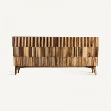 BUFFET PLISSÉ WOOD REF-31283